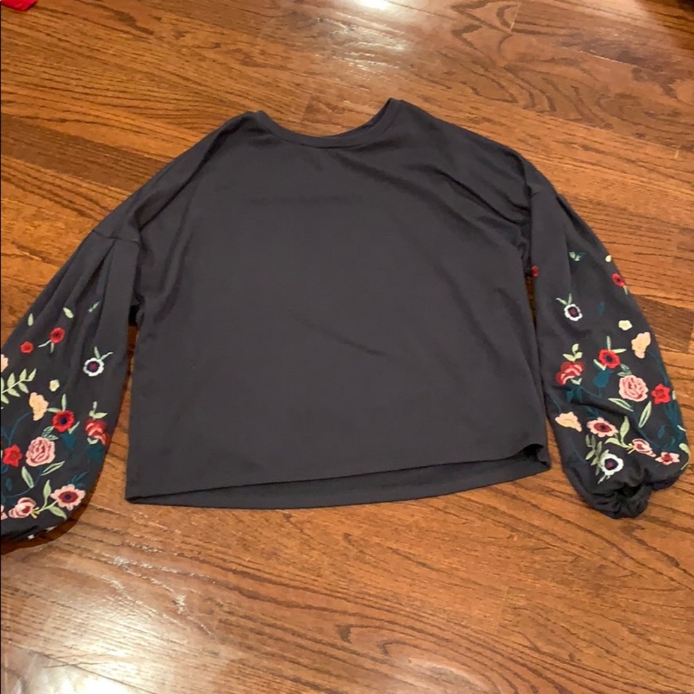 floral sweater